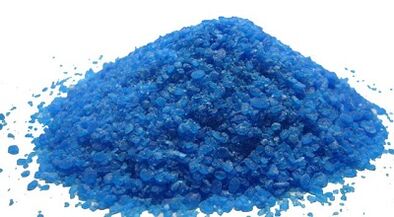 Copper sulfur for the treatment of copper mushrooms